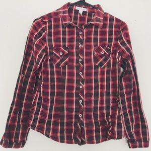 maroon, burgundy flannel
